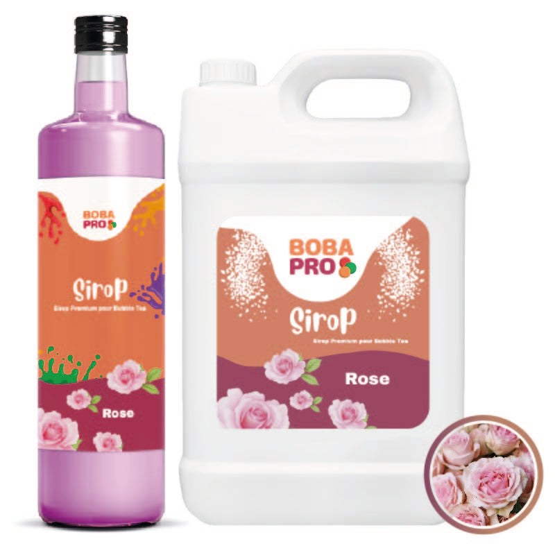 Sirop de Rose pour Bubble Tea