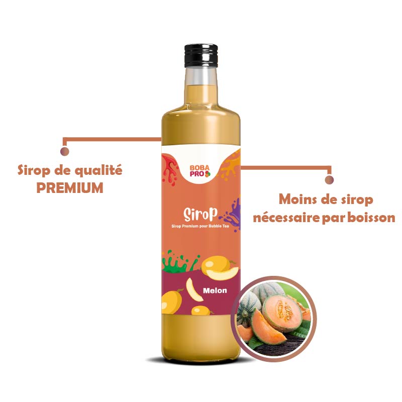 Sirop de Melon pour Bubble Tea