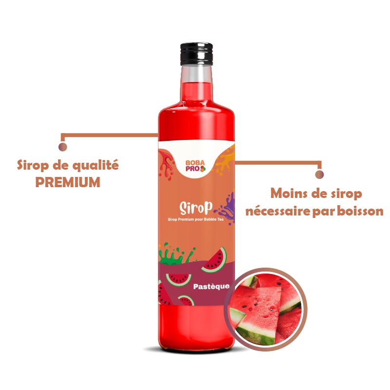 Sirop de Pastèque pour Bubble Tea