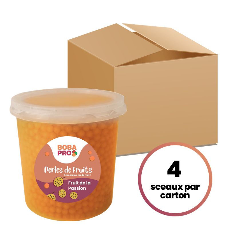 Perles Fruits de la Passion – Popping Boba | Seau ou Carton
