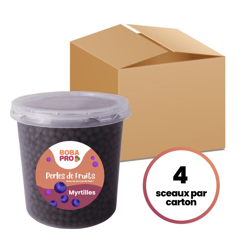 Perles de Myrtille - Popping Boba Myrtille - Perles de fruits