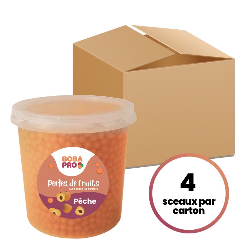 Perles de Pêche - Popping Boba Peche - Perles de fruits