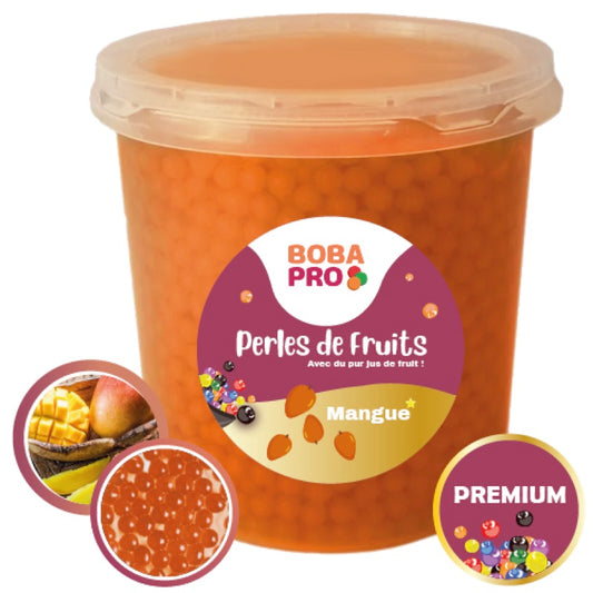 Perles de Mangue PREMIUM - Popping Boba Mangue - Perles de fruits