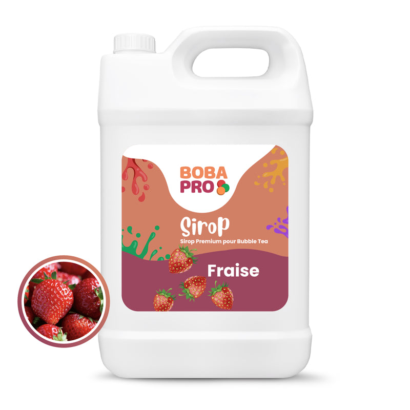 Sirop Fraise pour Bubble Tea