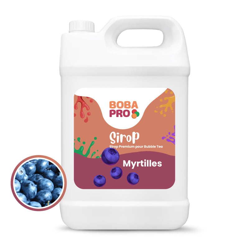 Sirop de Myrtilles pour Bubble Tea