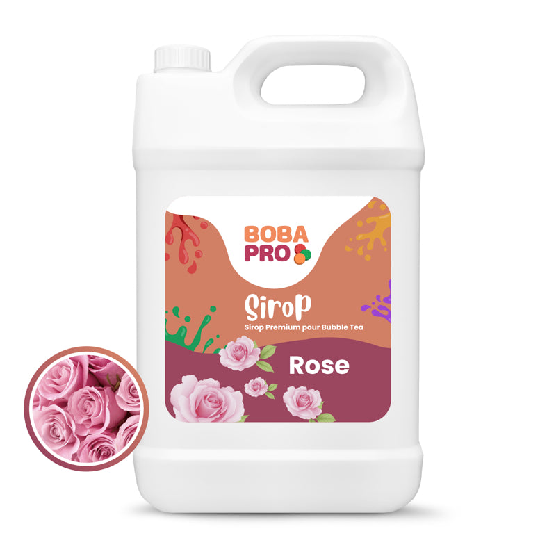 Sirop de Rose pour Bubble Tea