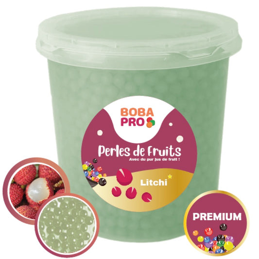 Perles de Litchi PREMIUM - Popping Boba Litchi - Perles de fruits