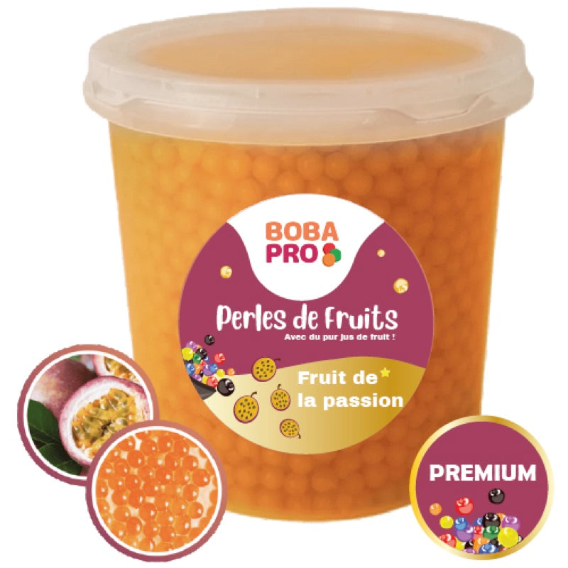 Perles de Passion PREMIUM - Popping Boba Passion - Perles de fruits