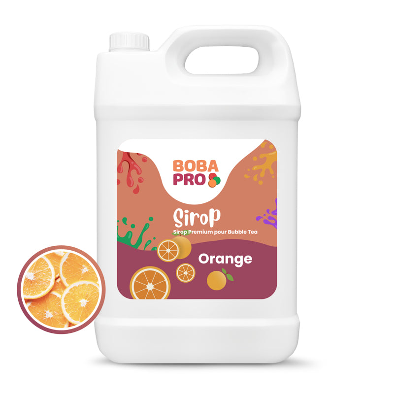 Sirop d'Orange pour Bubble Tea